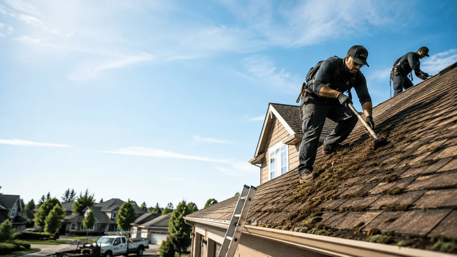 Roof Moss Removal in Paradise, TX near me